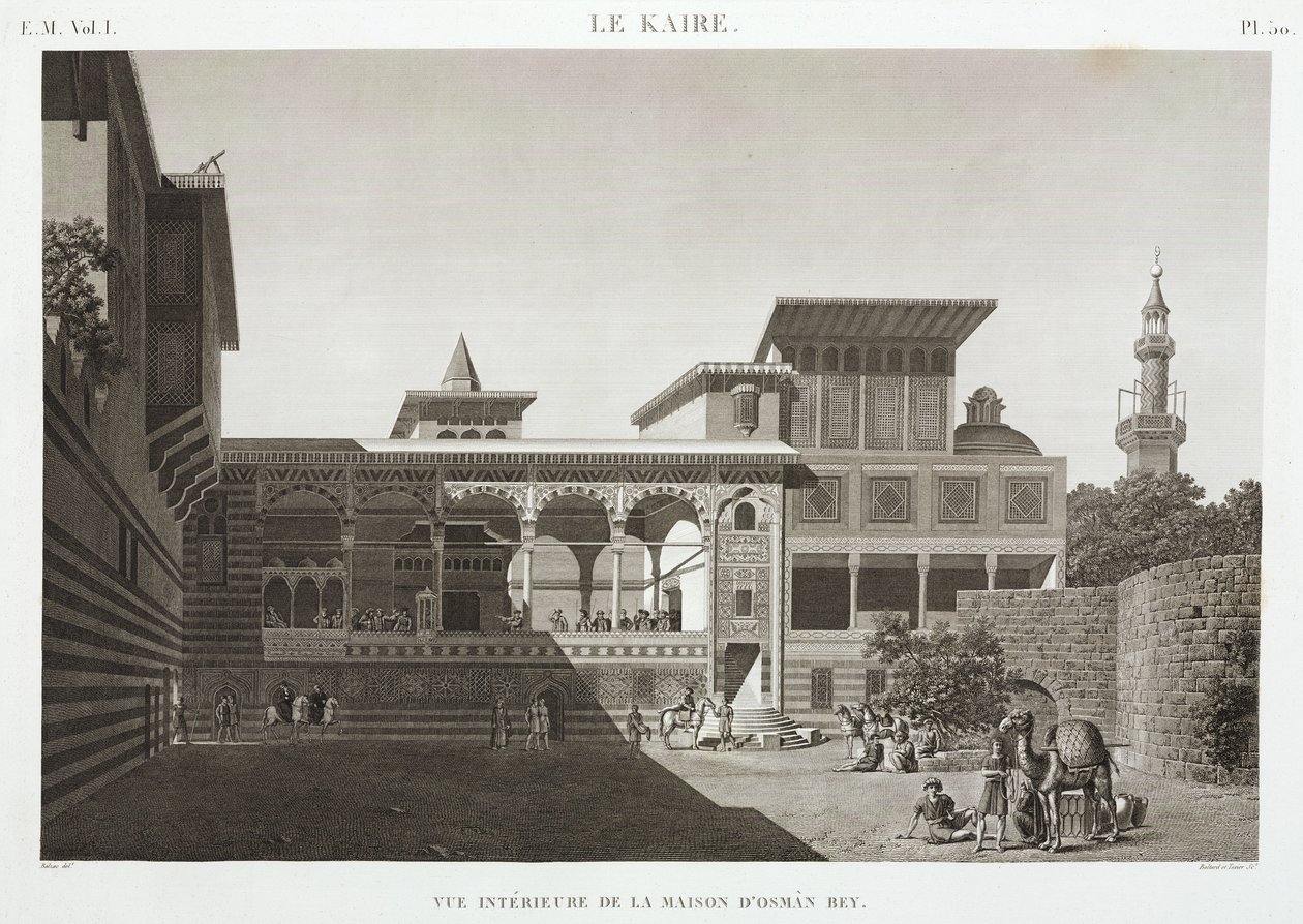 Dom Osmana Beya, Egipt, ok. 1798 autorstwa Unbekannt
