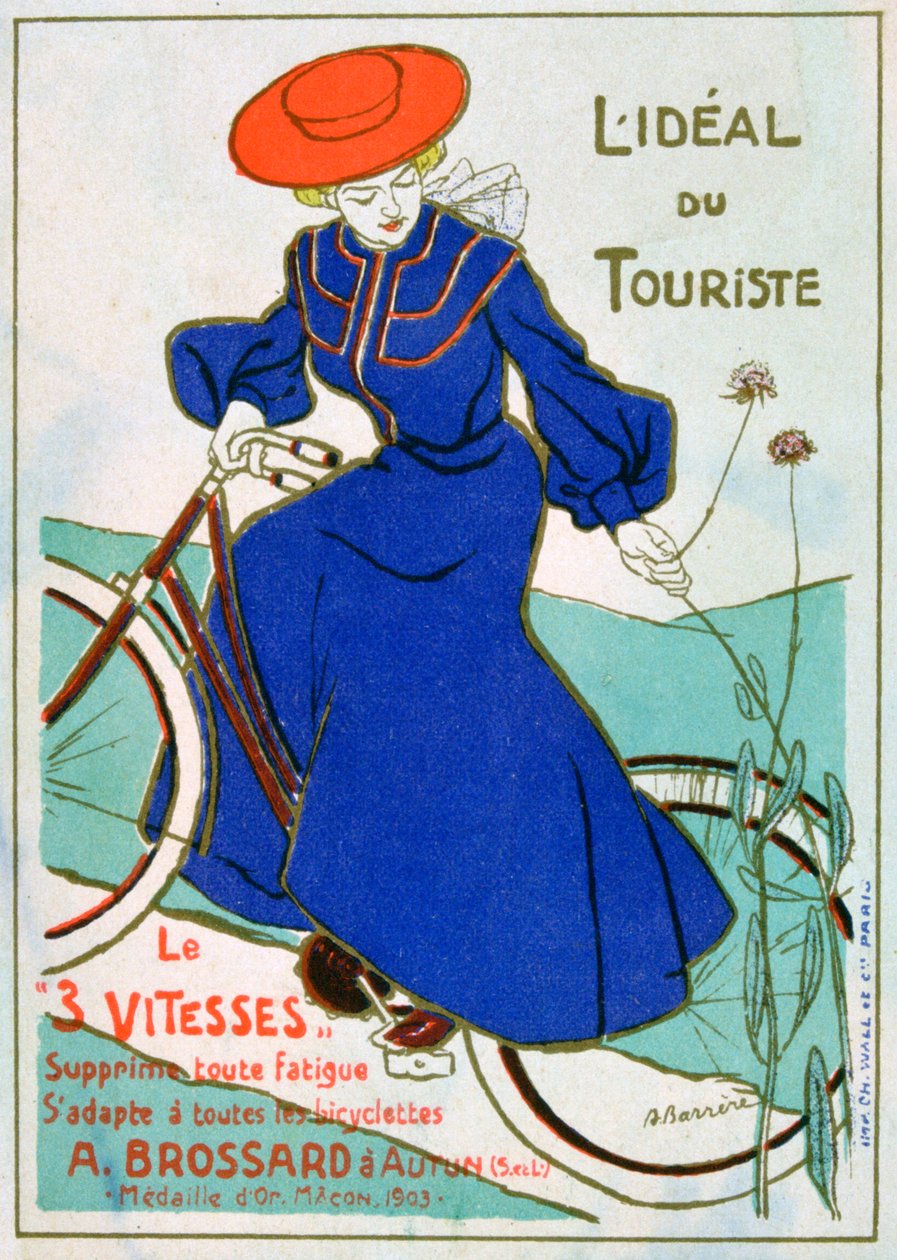 Idealny rower turystyczny, Brossard, 3 biegi, 1903 autorstwa Unbekannt