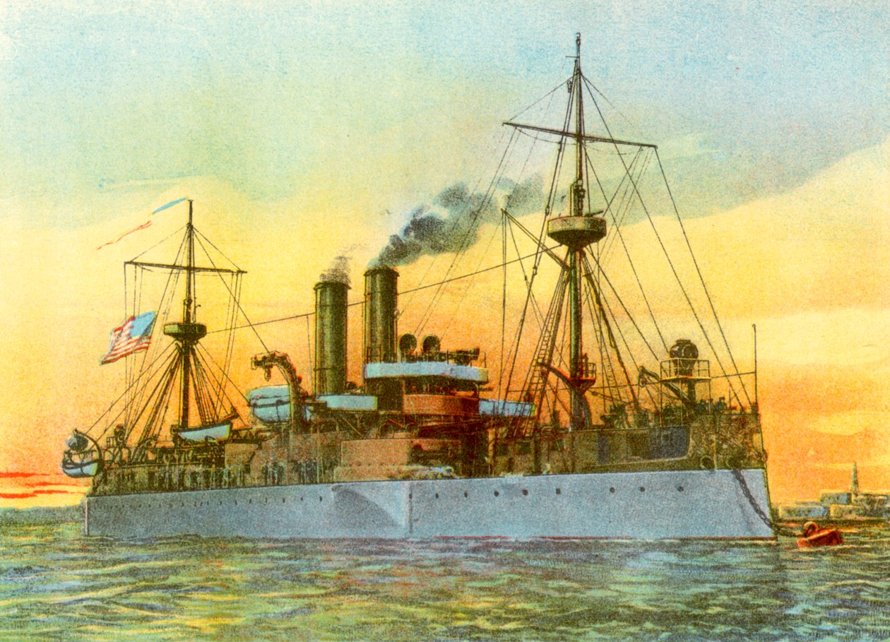 Ostatni zachód słońca nad Maine, 1898 autorstwa Unbekannt