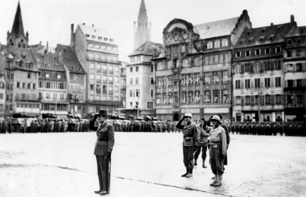 Wyzwolenie Strasburga we Francji, listopad 1944 autorstwa Unbekannt
