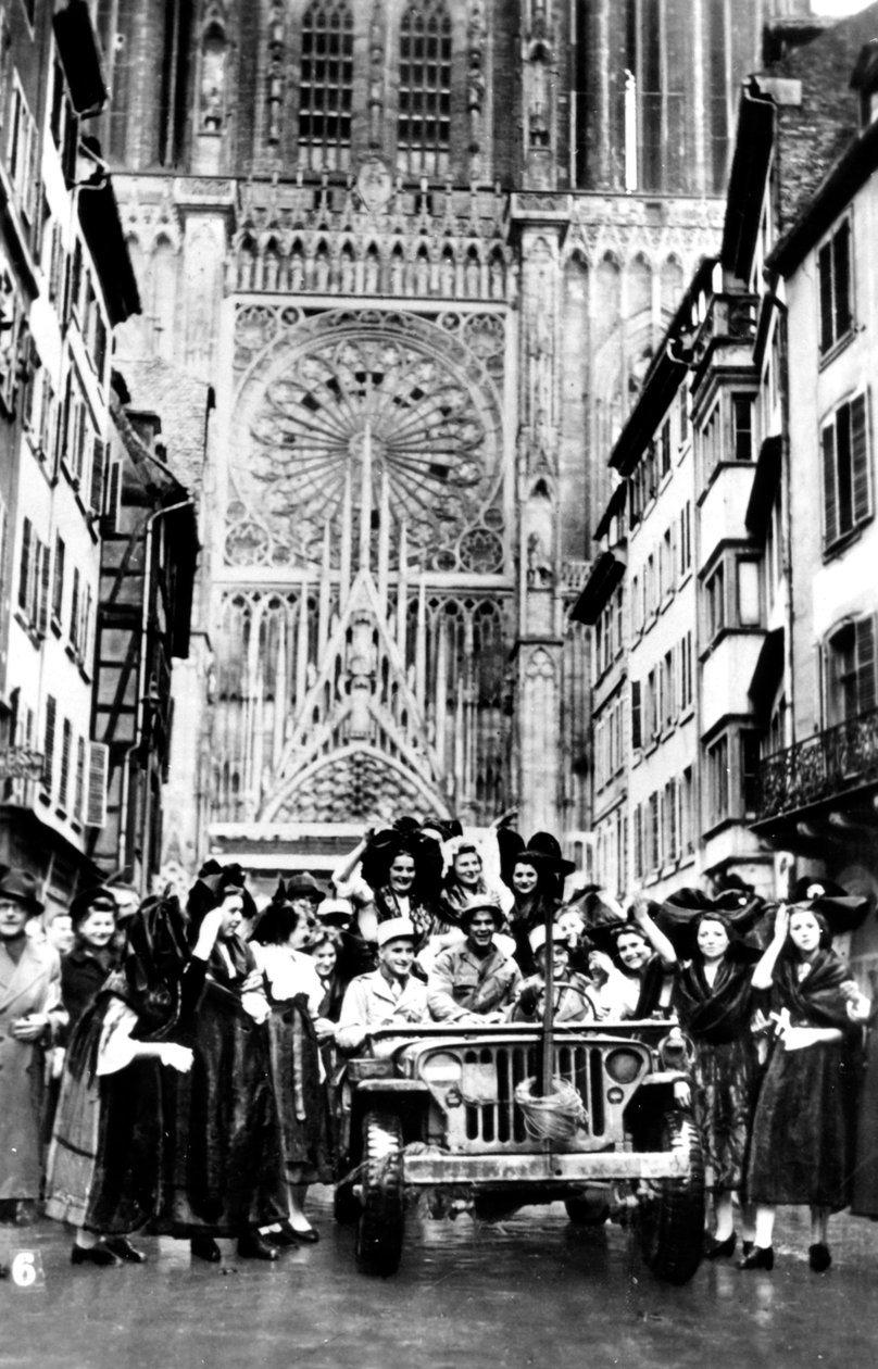 Wyzwolenie Strasburga we Francji, listopad 1944 autorstwa Unbekannt