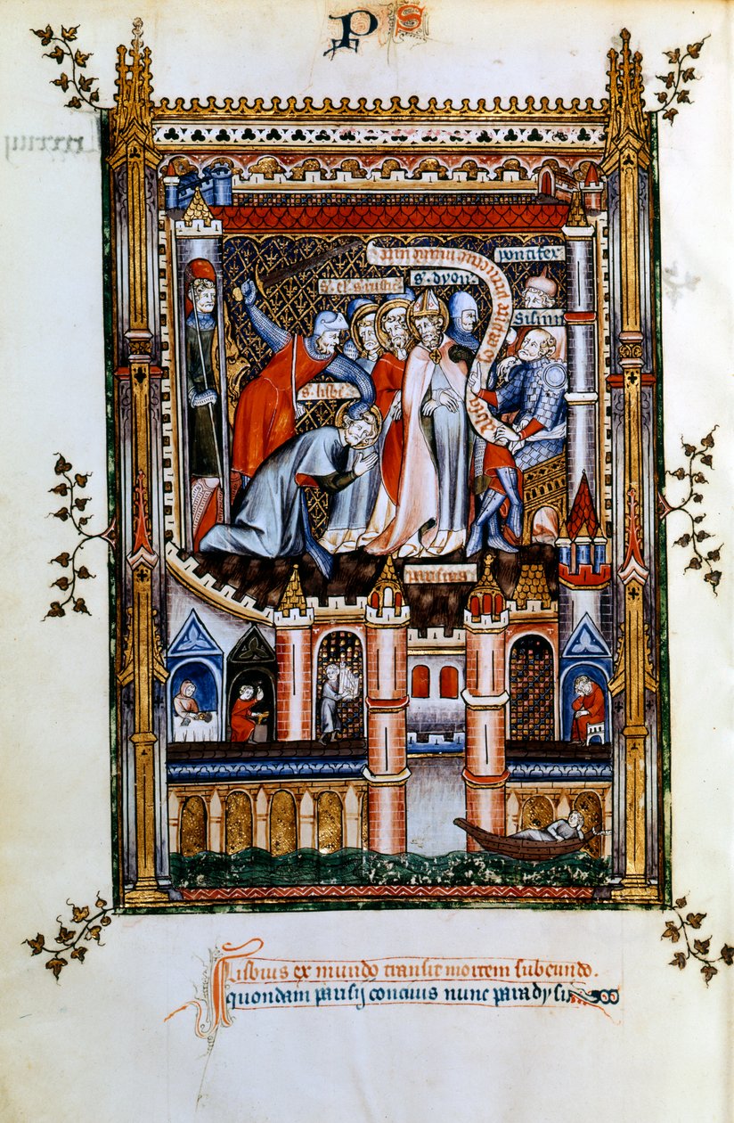 Męczeństwo Lisbiusza, 1317 autorstwa Unbekannt