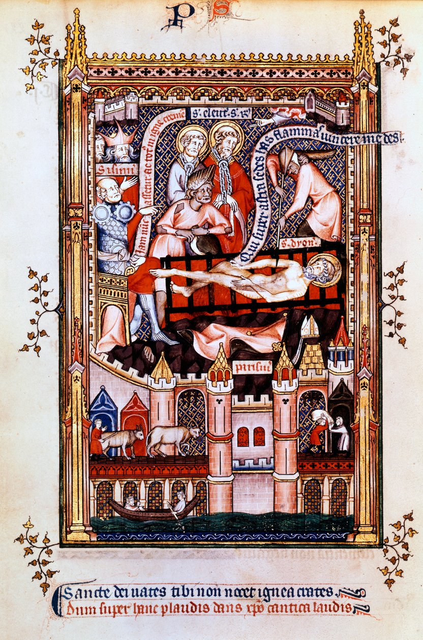 Męczeństwo św. Denisa, 1317 autorstwa Unbekannt