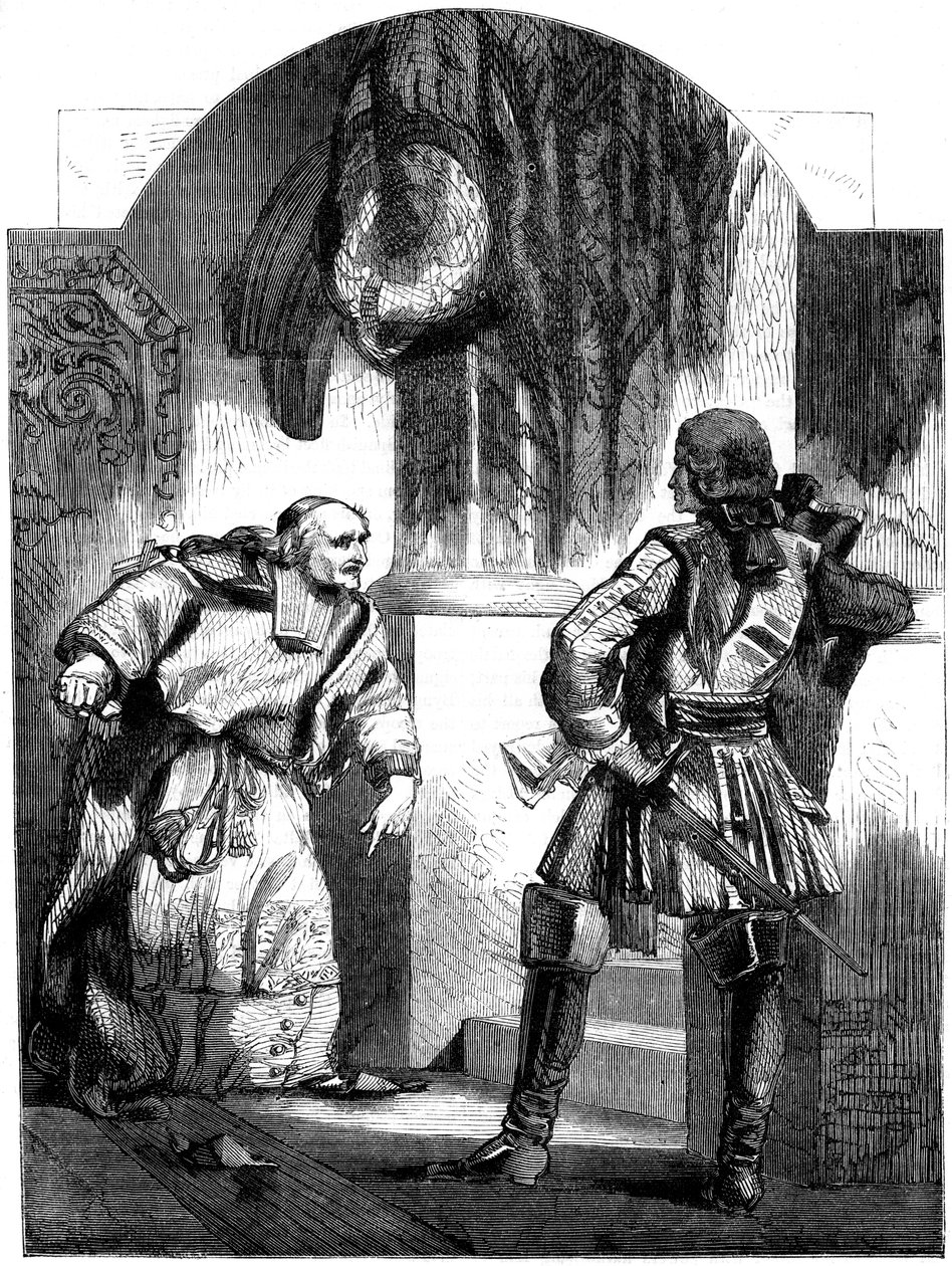 Spotkanie kardynała Giulio Alberoni z pułkownikiem Stanhope, XVIII wiek XIX wiek autorstwa Unbekannt