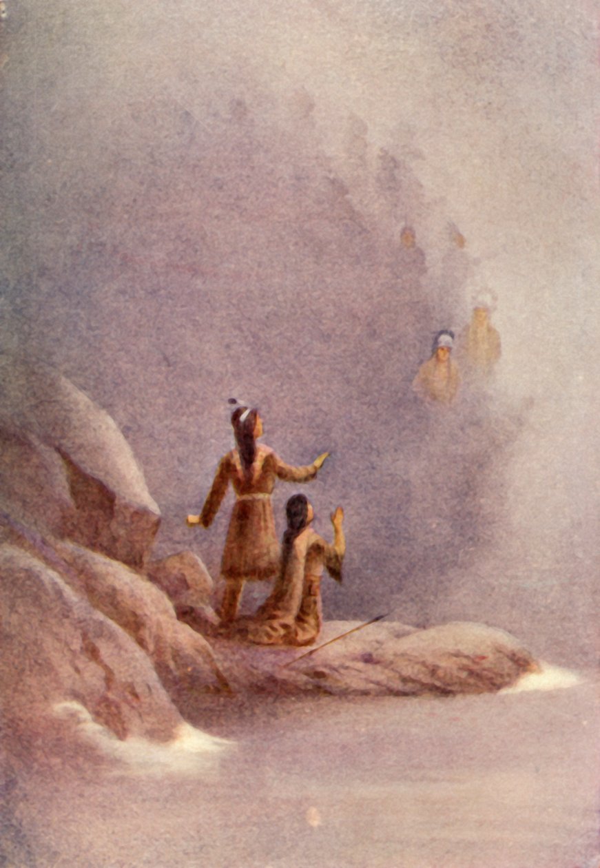 Mgły opadły, a wraz z nimi Ludzie Nadprzyrodzeni, 1914. autorstwa Unbekannt