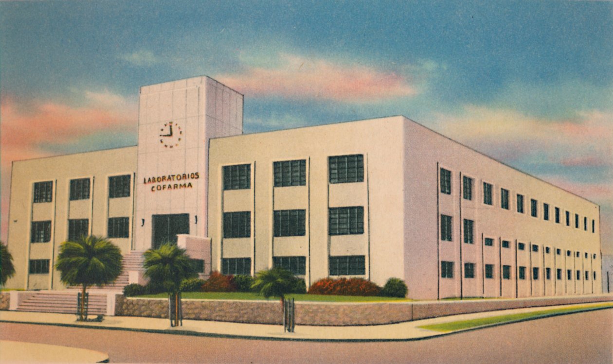 Nowoczesny budynek COFARMA, Barranquilla, ok. 1940 autorstwa Unbekannt