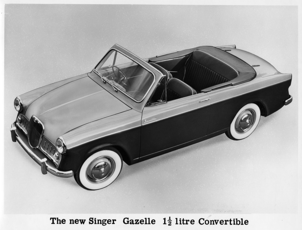 Nowy kabriolet Singer Gazelle 1,5 litra, c1956-c1958 autorstwa Unbekannt
