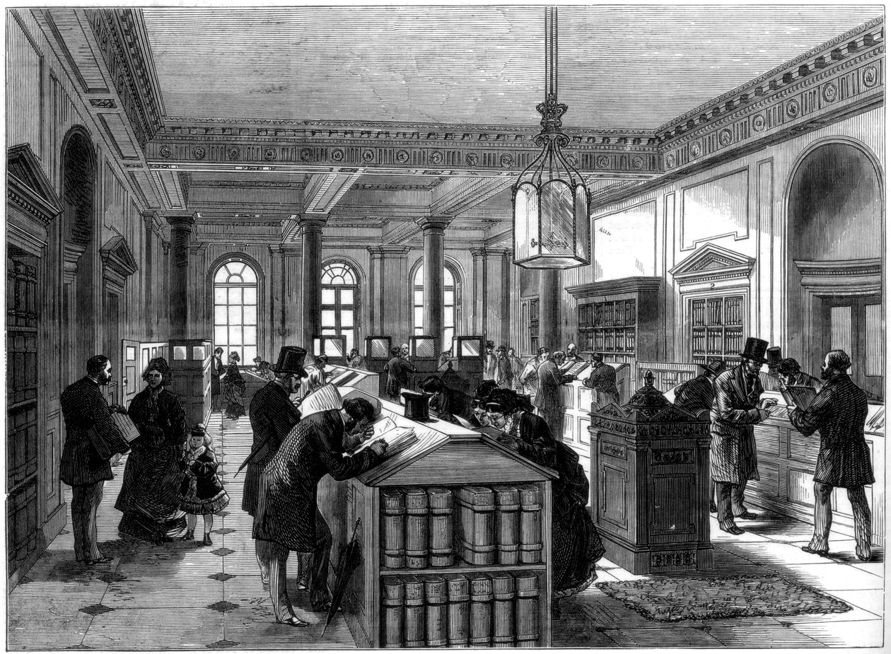 Nowy urząd rejestru testamentów, Somerset House, Londyn, 1875 r autorstwa Unbekannt