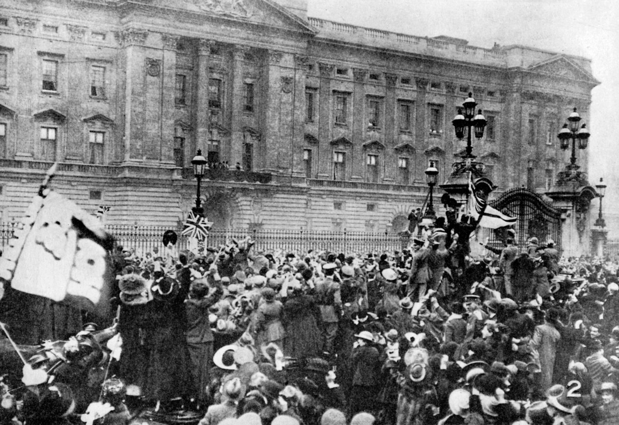 Oficjalne zawiadomienie o zawieszeniu broni, Pałac Buckingham, 1918 1936 autorstwa Unbekannt