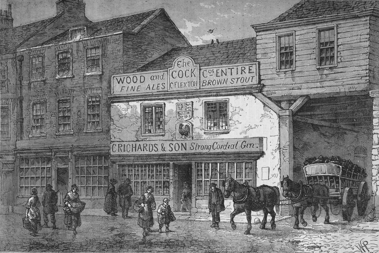 Stara Cock Tavern, 4 Tothill Street, Westminster, Londyn, 1875 1878 autorstwa Unbekannt