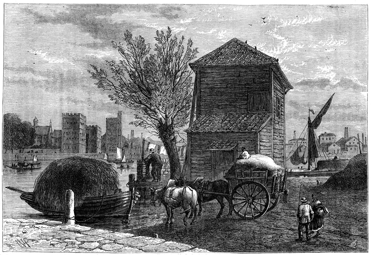 Stary Horseferry, Londyn, ok. 1800 r. 1891 r. autorstwa Unbekannt