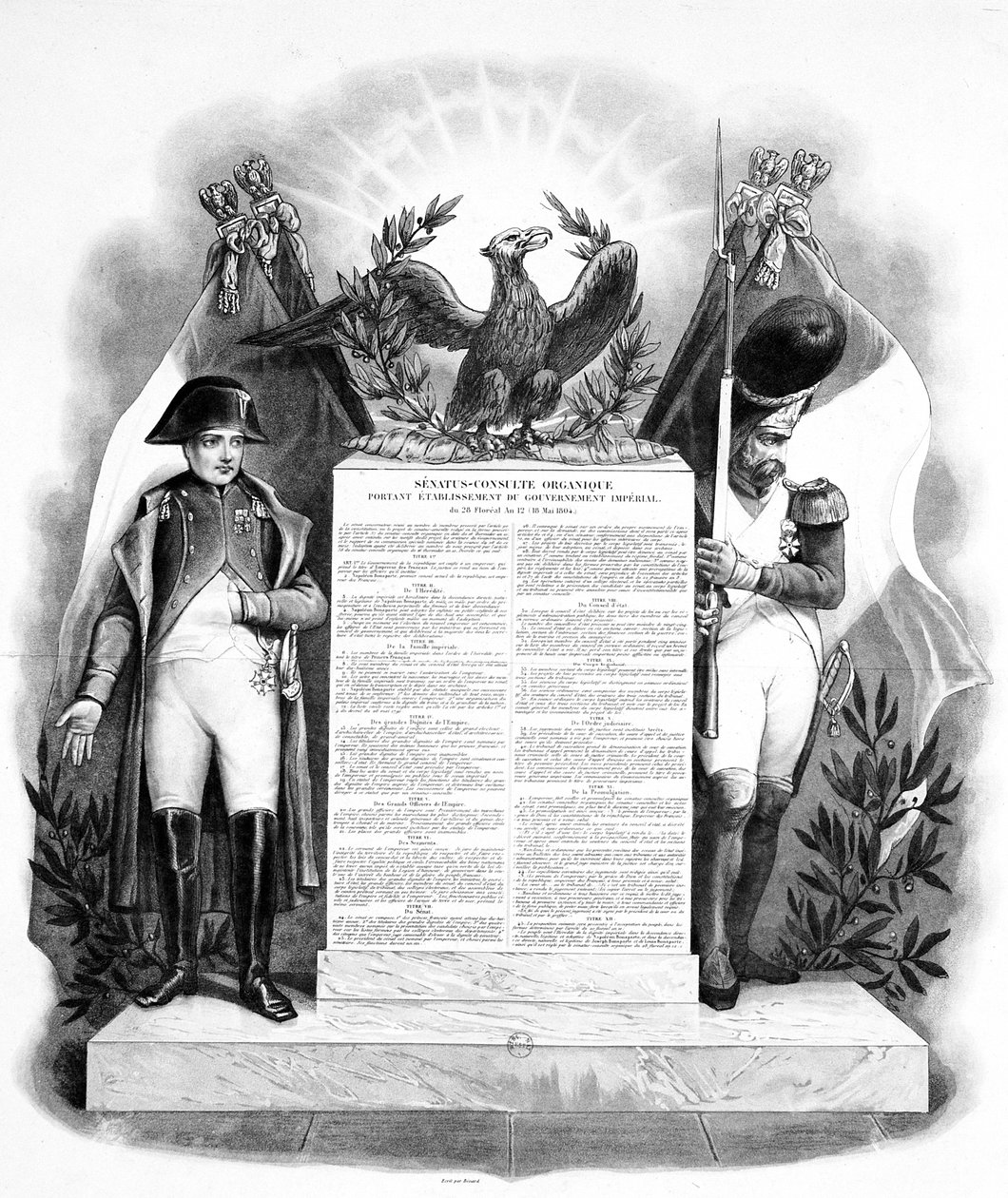 Organizacja rządu cesarskiego, 18 V 1804, XIX w. autorstwa Unbekannt