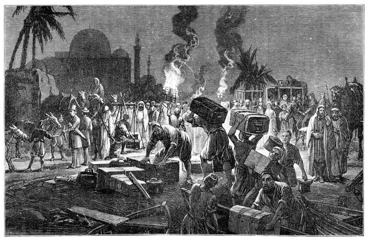 Trasa lądowa, Boulak, Egipt, 1900 autorstwa Unbekannt