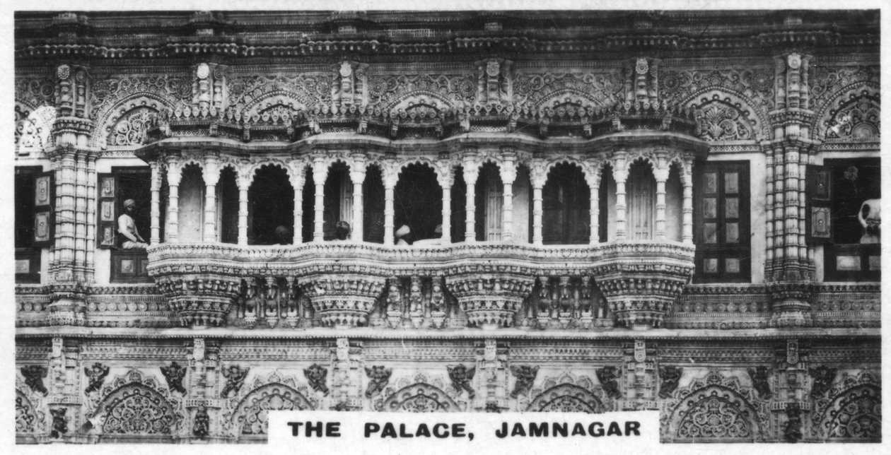 Pałac, Jamnagar, Indie, ok. 1925 r. autorstwa Unbekannt