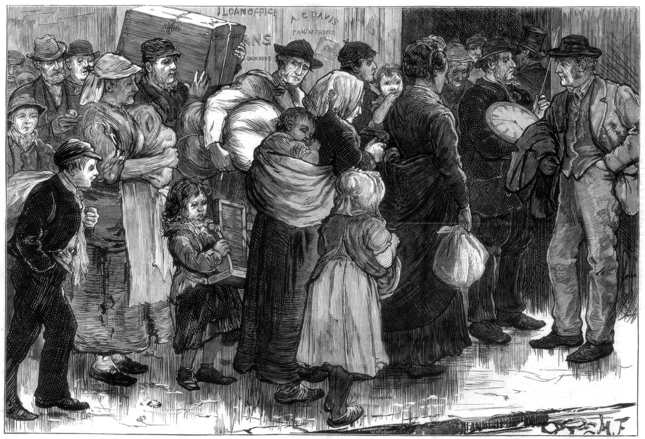 Kancelaria w Merthyr-Tydfil, Walia, 1875 autorstwa Unbekannt