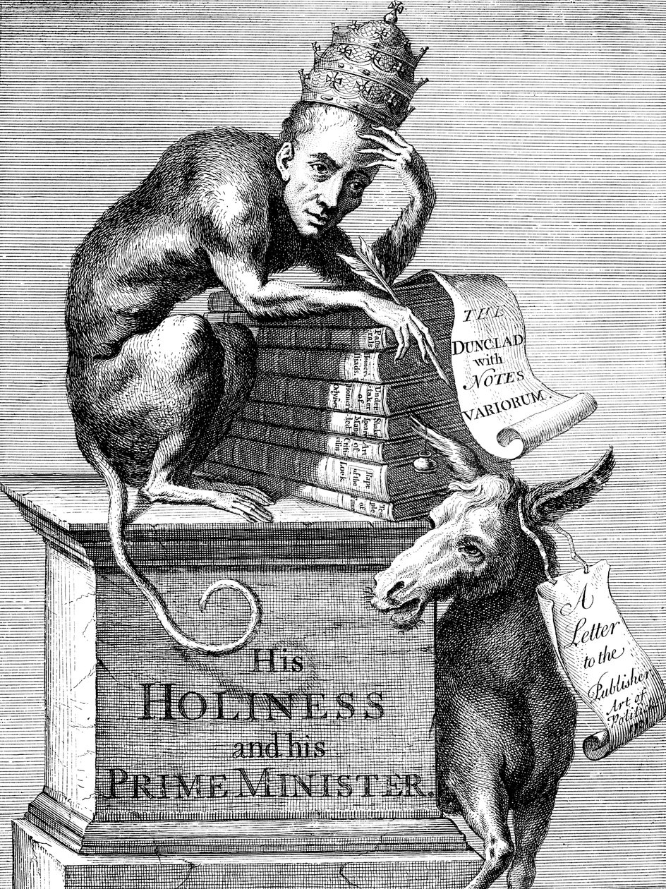Fiz i postać aleksandryjskiego hiperkrytucha i komentatora, 1728 autorstwa Unbekannt
