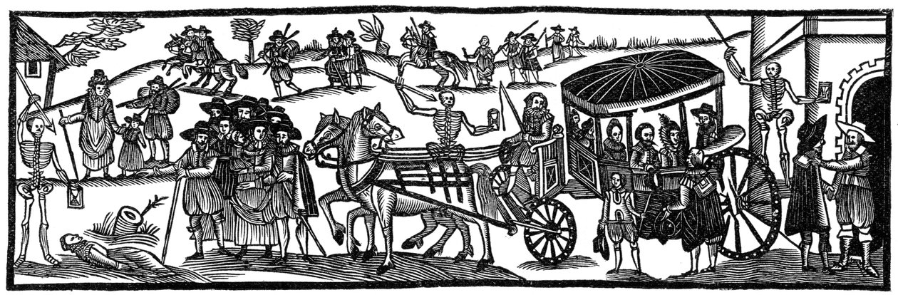 Plaga: ucieczka do kraju, 1630, 1910 autorstwa Unbekannt