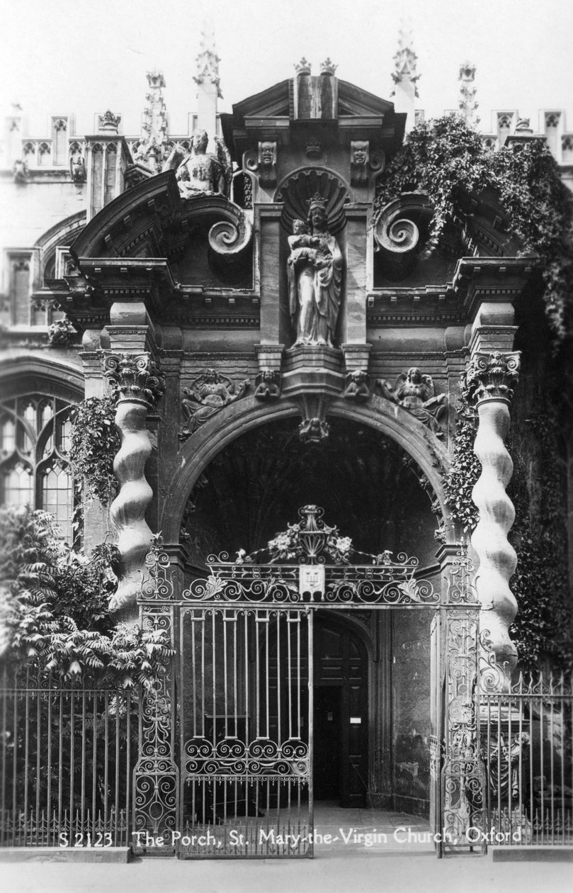 Ganek kościoła St Mary the Virgin, Oxford, Oxfordshire, początek XX wieku autorstwa Unbekannt