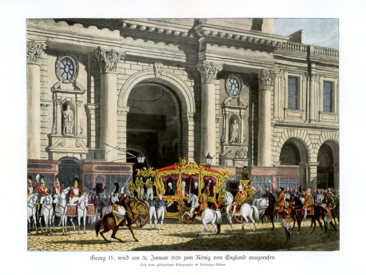 Proklamacja Jerzego IV królem, 31 stycznia 1820 1900 autorstwa Unbekannt