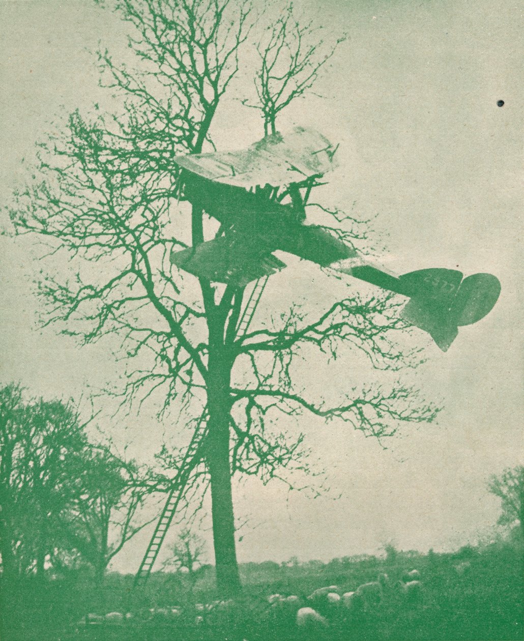 Zagrożenia związane z nocnymi lotami, c1918 1919 autorstwa Unbekannt