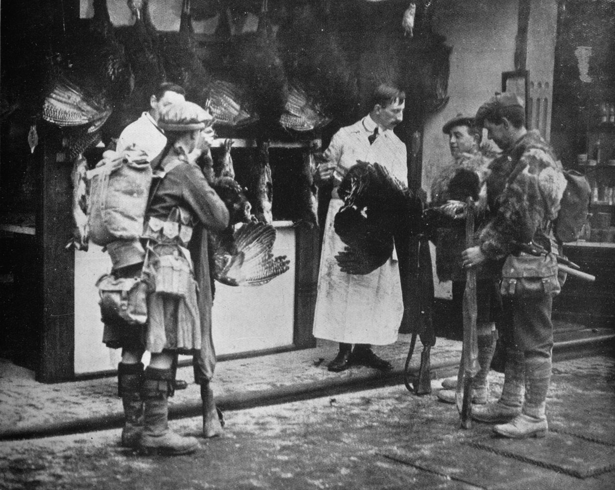 Żołnierze jako członkowie rodziny, 1915 autorstwa Unbekannt