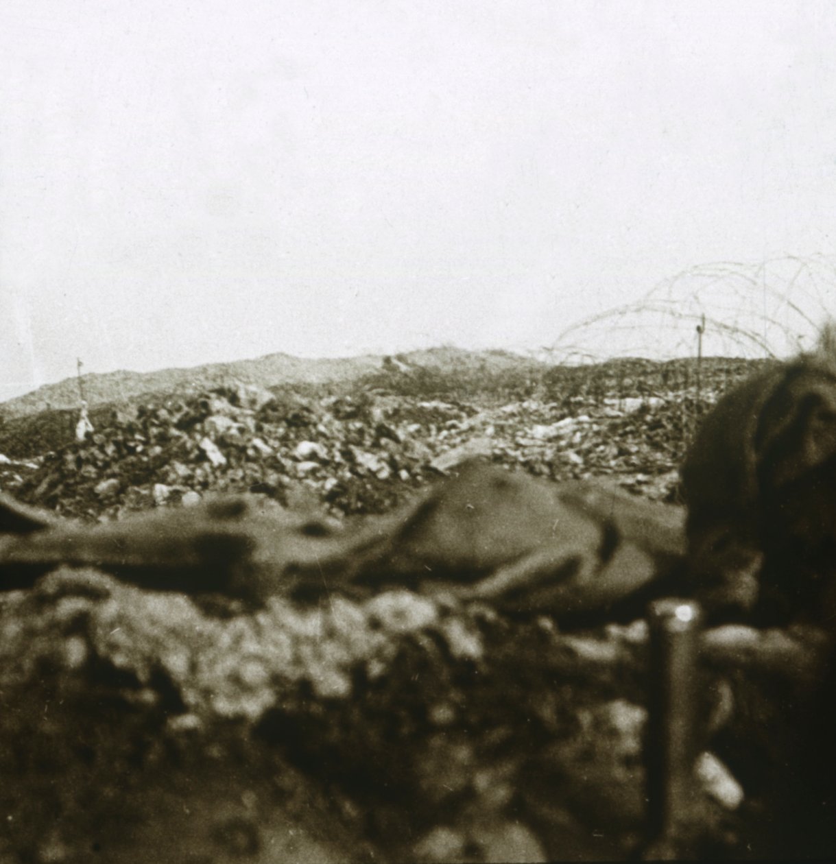 Szczyt, Les Éparges, północna Francja, c1914-c1918. autorstwa Unbekannt