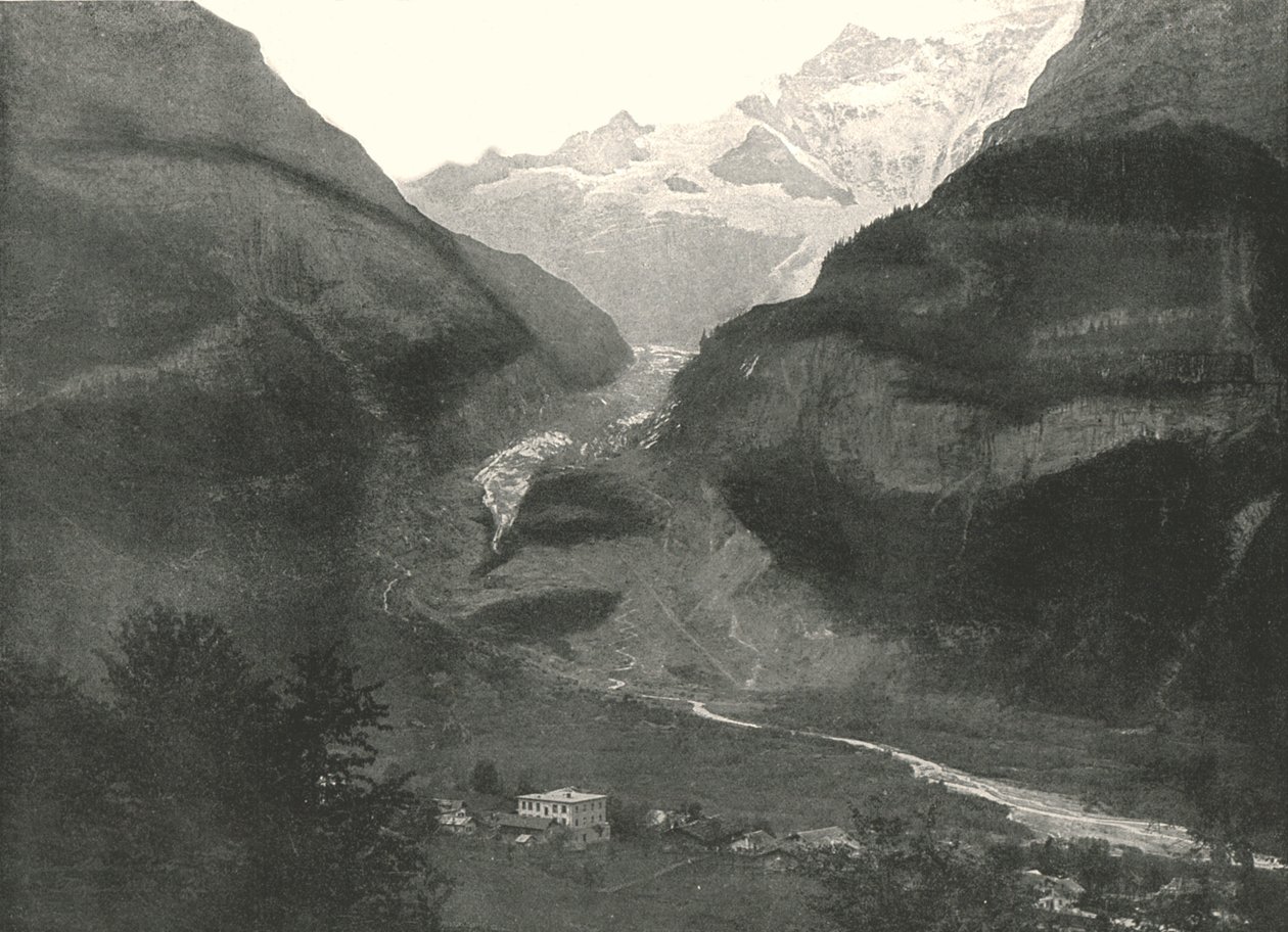 Dolina, Grindenwald, Szwajcaria, 1895. autorstwa Unbekannt