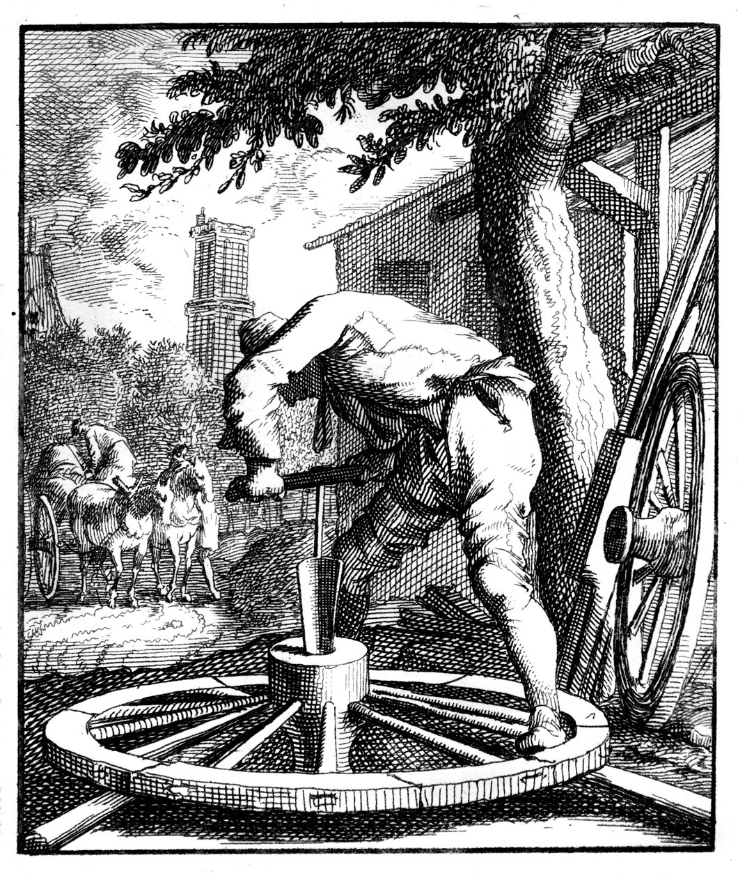 Wagonarz, XVIII wiek autorstwa Unbekannt