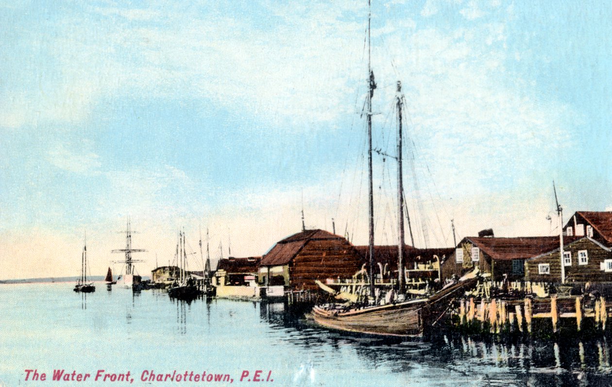 Nabrzeże, Charlottetown, Wyspa Księcia Edwarda, Kanada, c1900 autorstwa Unbekannt