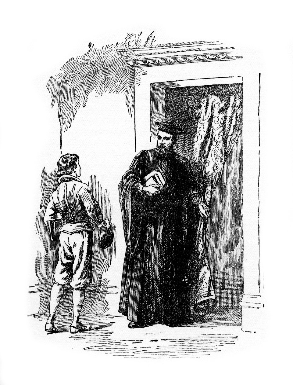 Młody Galileusz i Ostilio Ricci, XX wiek autorstwa Unbekannt