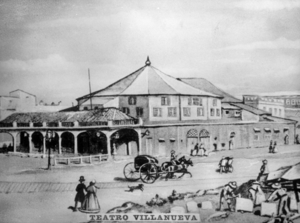 Teatr Villanueva, 1869, lata 20. autorstwa Unbekannt