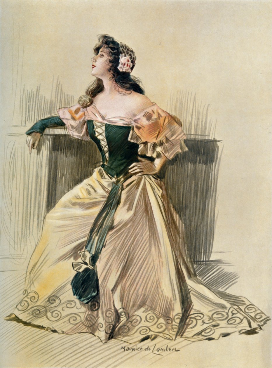 Teatr De La Porte-Saint-Martin - Falstaff - Nelly. - Panna Pannetier, 1904. autorstwa Unbekannt