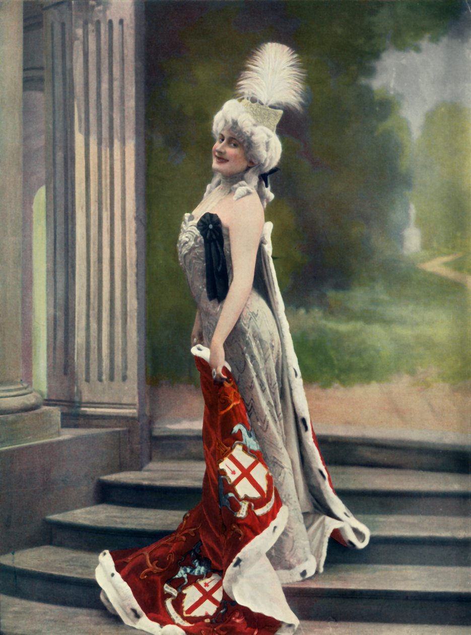 Teatrzyk rewiowy. - Paris Aux Varietes - La Commere. - panna Saulier, 1904. autorstwa Unbekannt