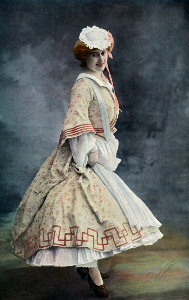 Teatrzyk rewiowy. Nietoperz. Arleta. - Panna Jeanne Saulier, 1904. autorstwa Unbekannt
