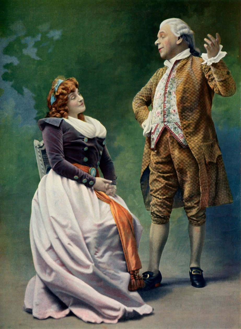 Teatr Miejski De La Gaite - La Montansier - Pani Rejane. Saint-Phar: M. Coquelin Aine, 1904. autorstwa Unbekannt