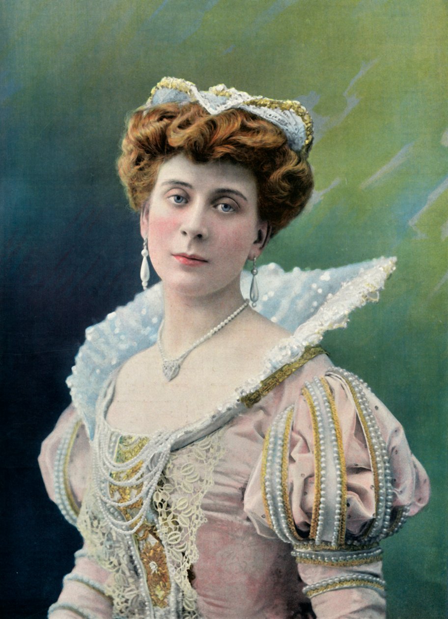 Teatr Narodowy De LOdeon. - Panna Sylvie - Rola Charlotte. - Waleczny Król, 1904. autorstwa Unbekannt
