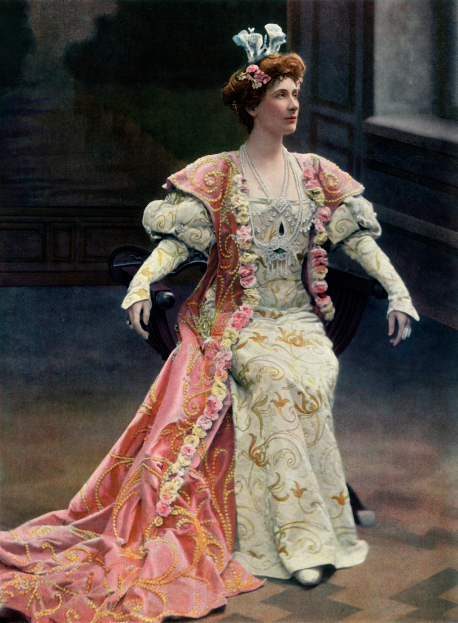 Teatr Narodowy De Opera-Comique. - Królowa Fiammette. Miss Garden, rola Orlando, 1904. autorstwa Unbekannt