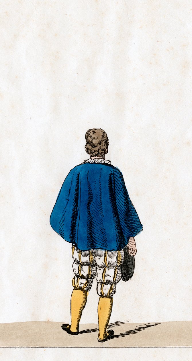 Projekt kostiumów teatralnych do sztuki Szekspira, Henryk VIII, XIX w. autorstwa Unbekannt