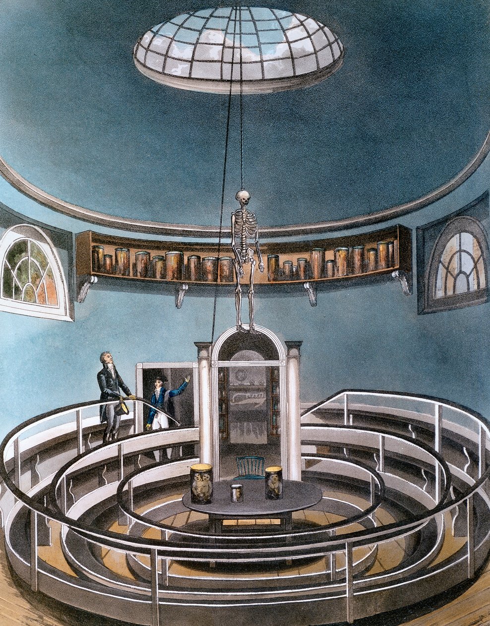 Teatr Anatomii, Cambridge, 1815 autorstwa Unbekannt