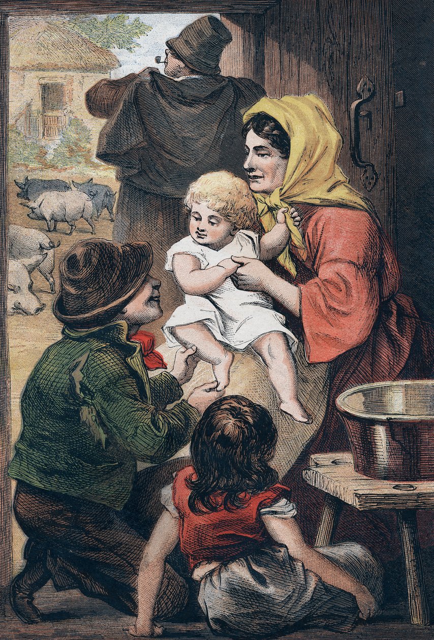 Ta mała świnka..., wierszyk dla niemowląt, ok. 1860 r. autorstwa Unbekannt