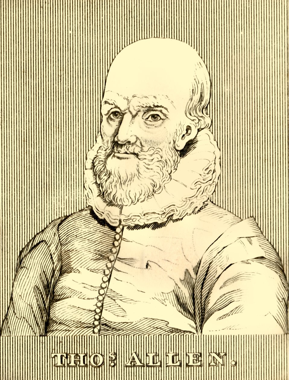 Thomas Allen, 1542-1632, 1830. autorstwa Unbekannt