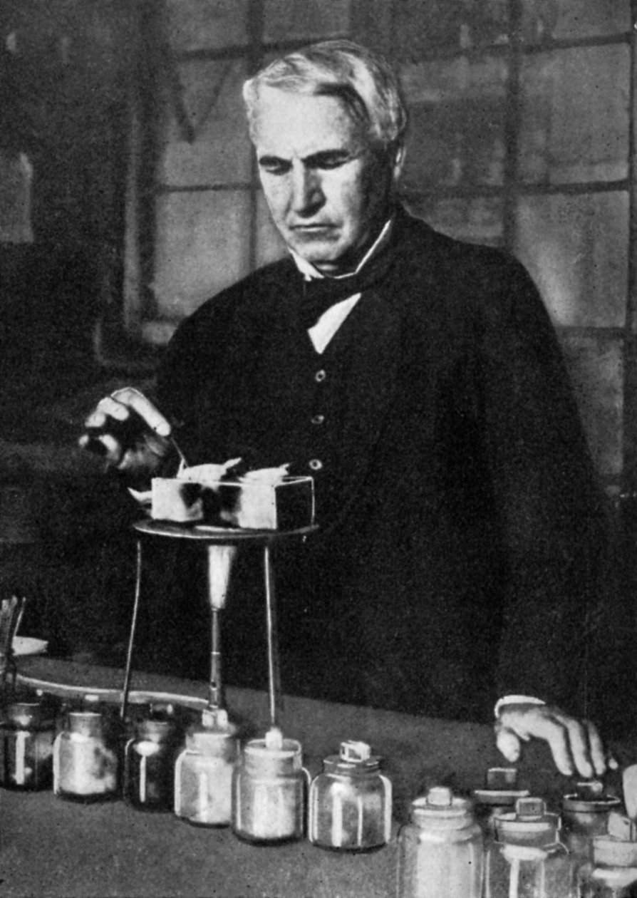 Thomas Alva Edison, amerykański wynalazca i biznesmen, 1926 autorstwa Unbekannt