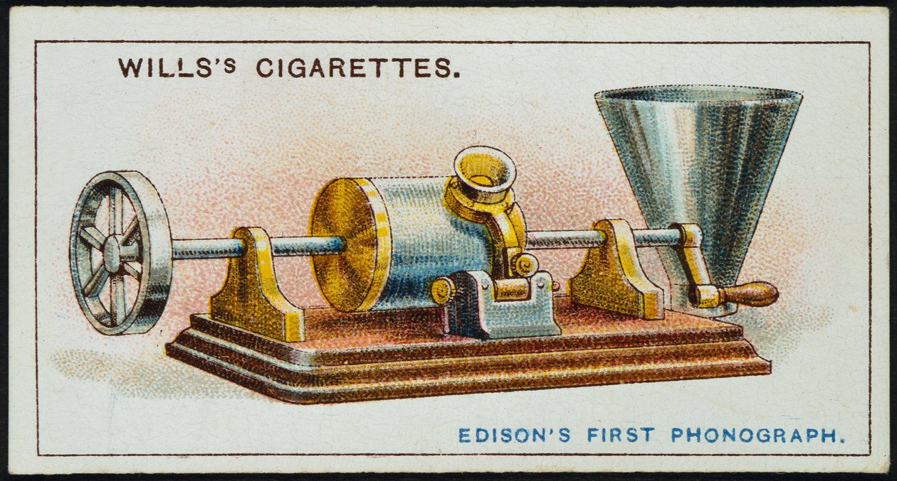 Pierwszy fonograf Thomasa Alvy Edisona, 1878 1915 autorstwa Unbekannt