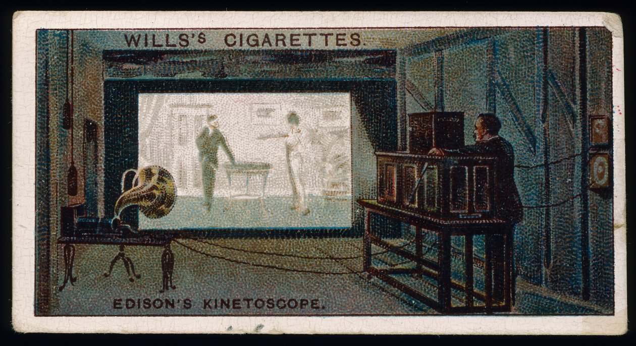 Kinetograf Thomasa Alvy Edisona, ok. 1892 r. autorstwa Unbekannt