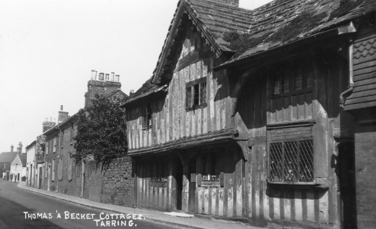 Domki Thomasa Becketa, Tarring, Worthing, West Sussex, c1900-c1920s autorstwa Unbekannt