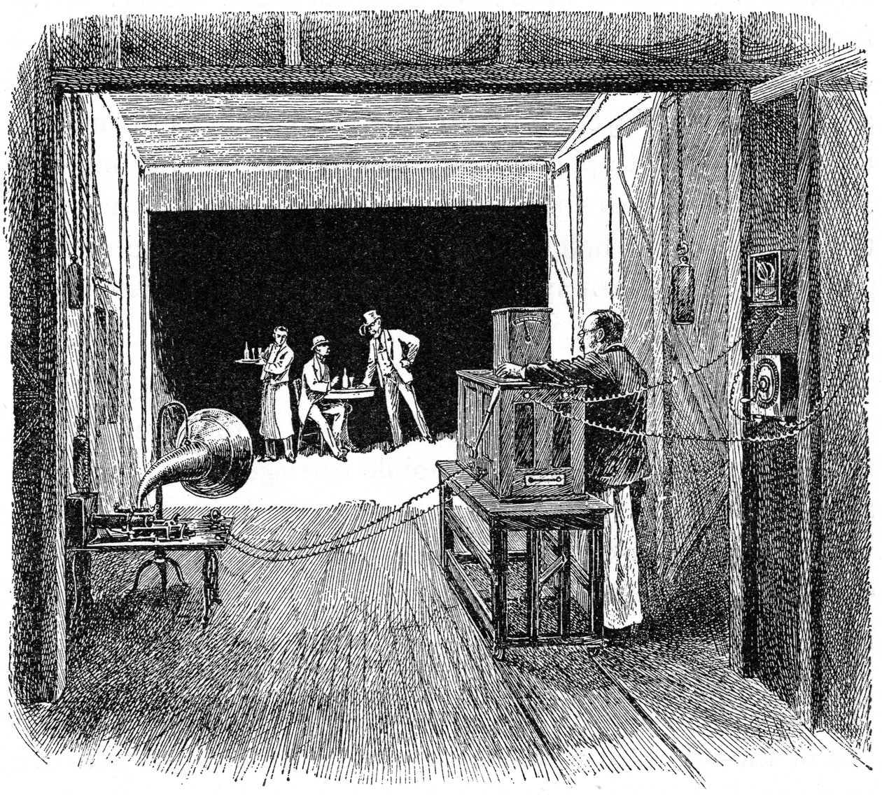 Kinetograf Thomasa Edisona, c1891 autorstwa Unbekannt