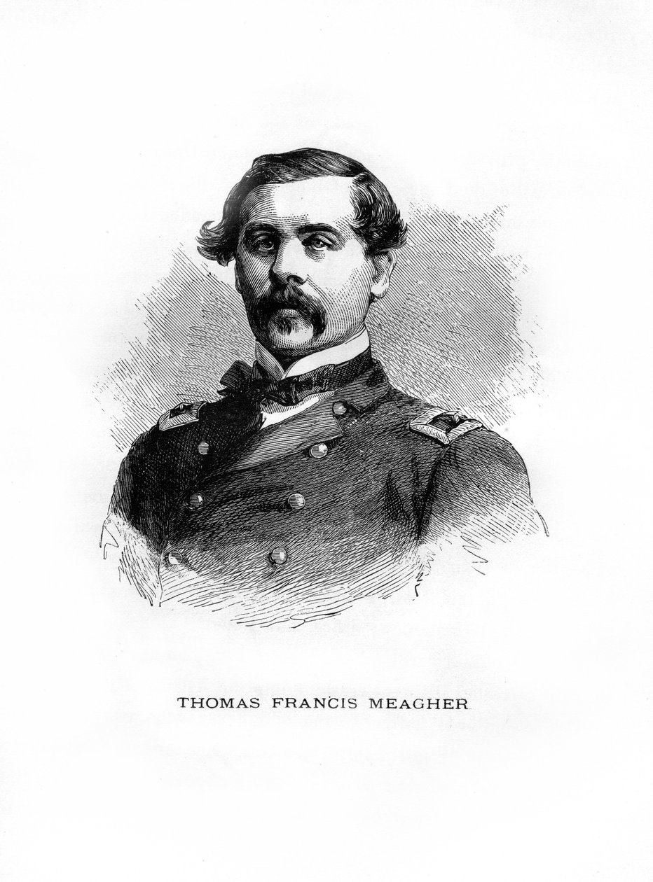 Thomas Francis Meagher, irlandzki rewolucjonista, 1872 autorstwa Unbekannt