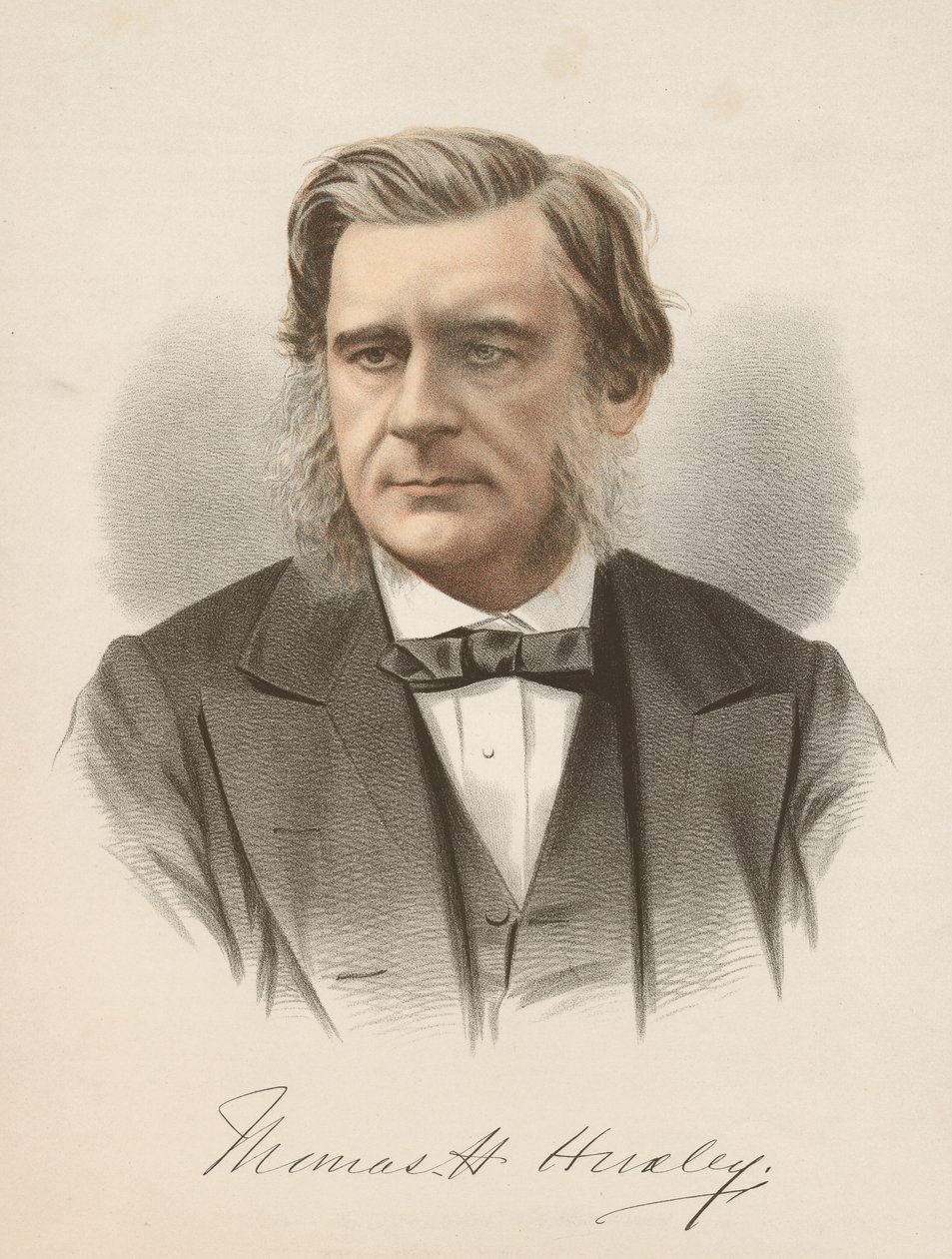 Thomas Henry Huxley, angielski biolog, ok. 1880 r. autorstwa Unbekannt
