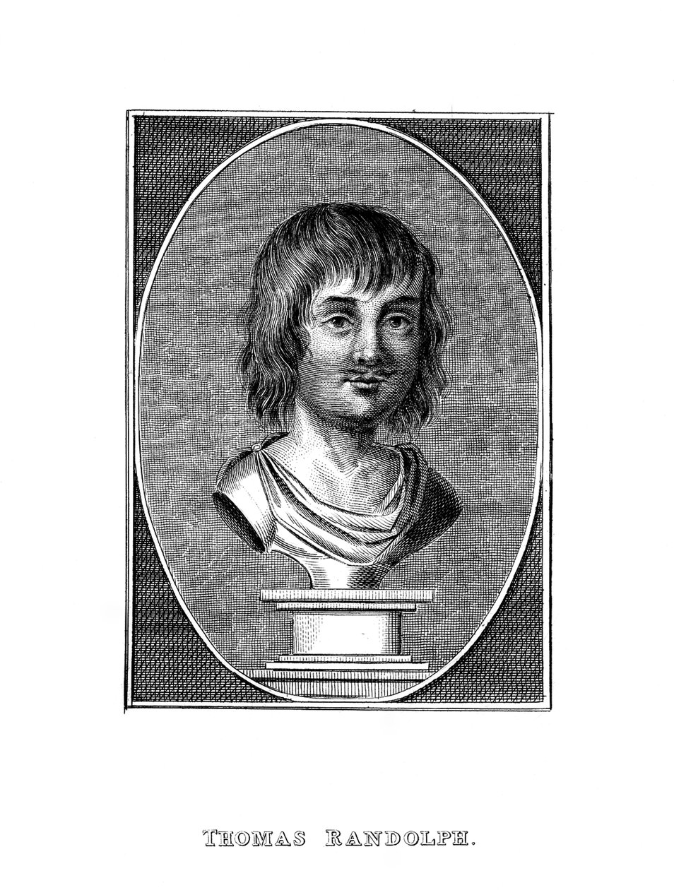 Thomas Randolph, XVII-wieczny angielski poeta i dramaturg, XIX w. autorstwa Unbekannt