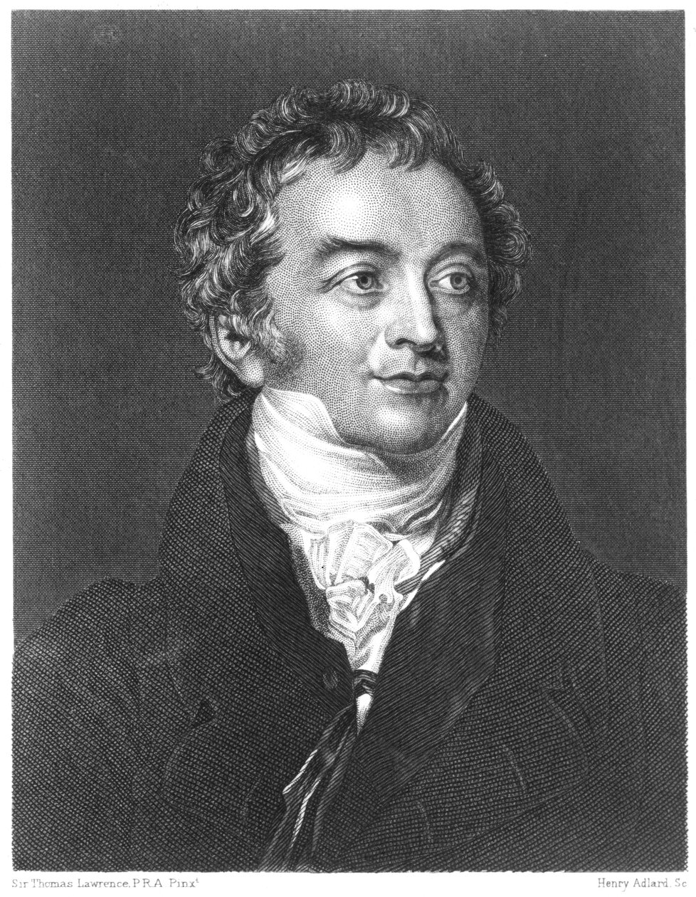 Thomas Young 1773-1829, fizyk i egiptolog, XIX wiek autorstwa Unbekannt